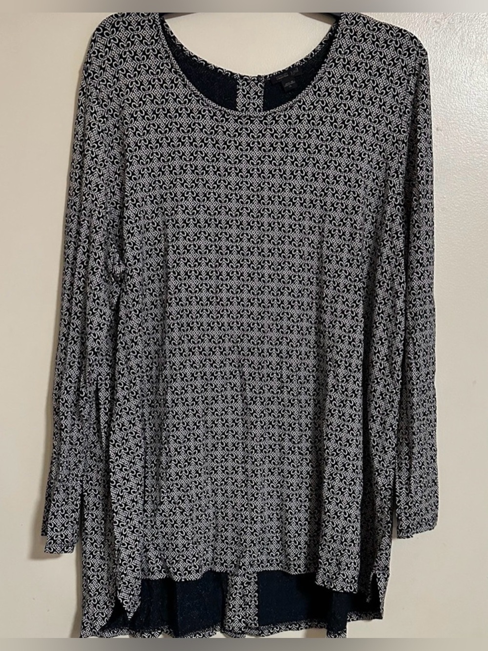 J. Jill Wearever Collection Women’s Size XL High-Low Long Sleeve Tunic